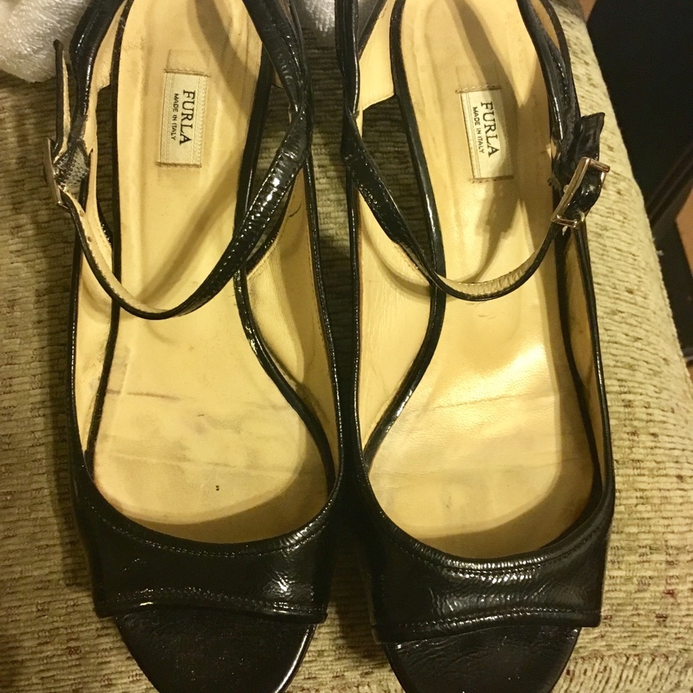 Furla Slingback Heels Size 371/2